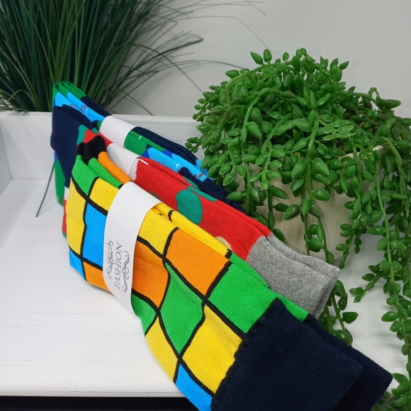 Fashion Color Block Socks - Picture 8 of 8